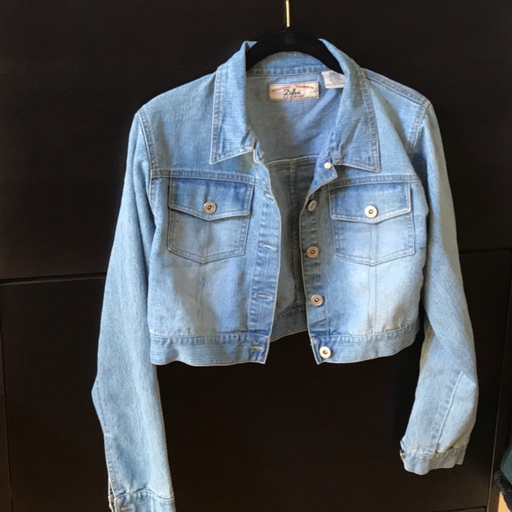 Jean crop jacket